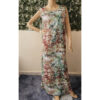 Ensemble robe longue imprimée thioup et haut uni beige