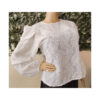 Haut blanc fleuri