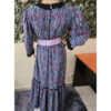 Robe longue imprimée wax multicolore