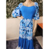 Robe longue patch imprimé thioup