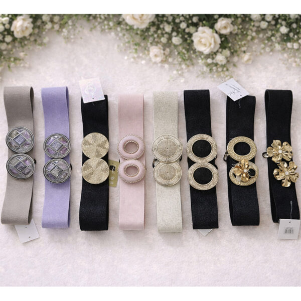 Ceinture élégante à boucles rondes