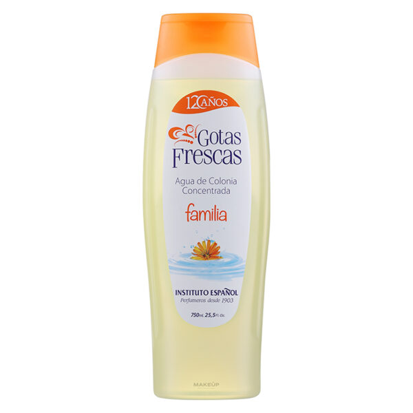 Eau de cologne concentrée Gotas frescas Familiale