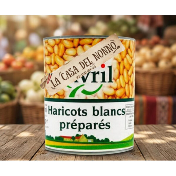 Haricots blancs préparés Avril GM