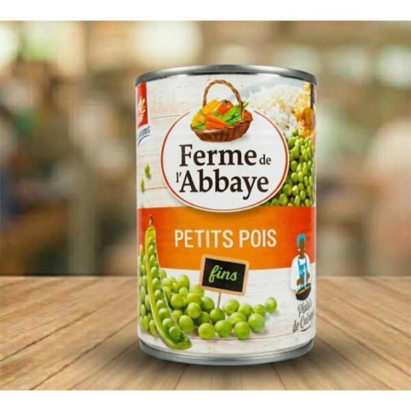Petits pois importés Ferme de l'Abbaye